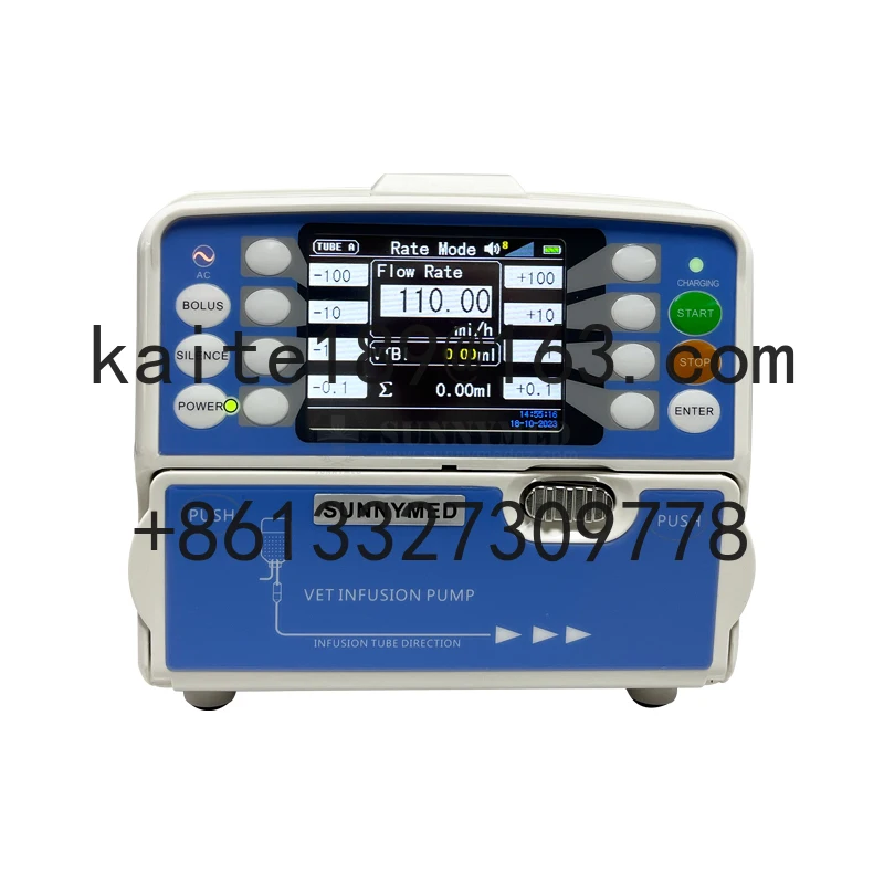SY-G089-1 الصين مضخة التسريب المحمولة الحجمي الأوتوماتيكية مضخة التسريب البيطرية الآمنة مع أجهزة الإنذار البصرية والمسمعة