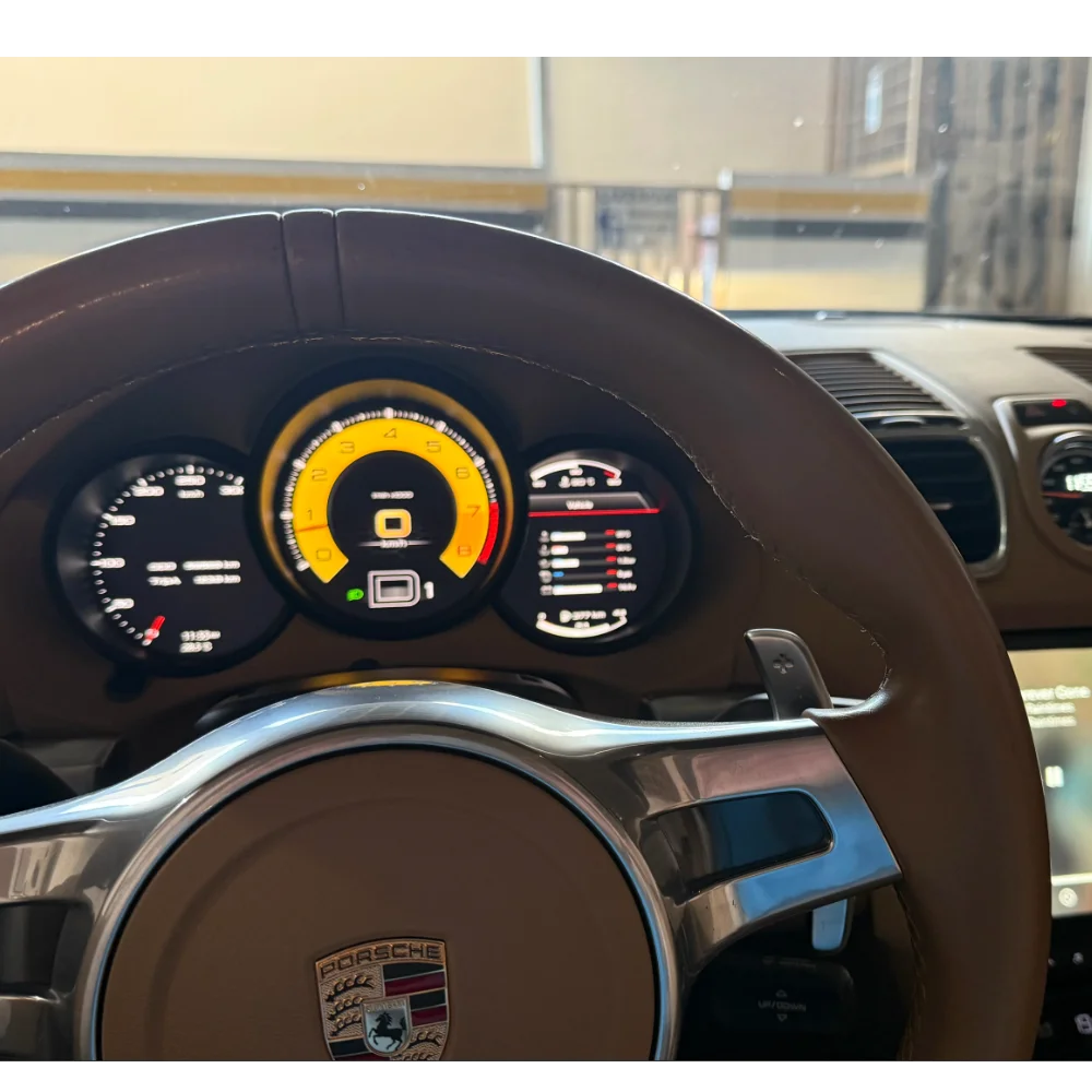 

Автомобильный цифровой кластер, виртуальный кабин для Porsche Macan 2010-2025, автоматический прибор, спидометр, одометр, приборная панель, экран счетчика