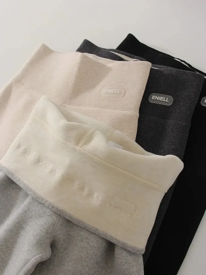 جديد سميكة الصوف طماق النساء الشتاء عالية الخصر الأسود أبلى طويل القامة النساء الدافئة سميكة المخملية طماق ل سراويل شتوية