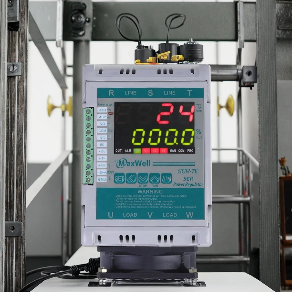 جديد 3-Phase الألومنيوم منظم الطاقة الثايرستور تحكم 0-5vdc 0-10vdc متعدد المدخلات SCR مع إنذار المعدات الكهربائية
