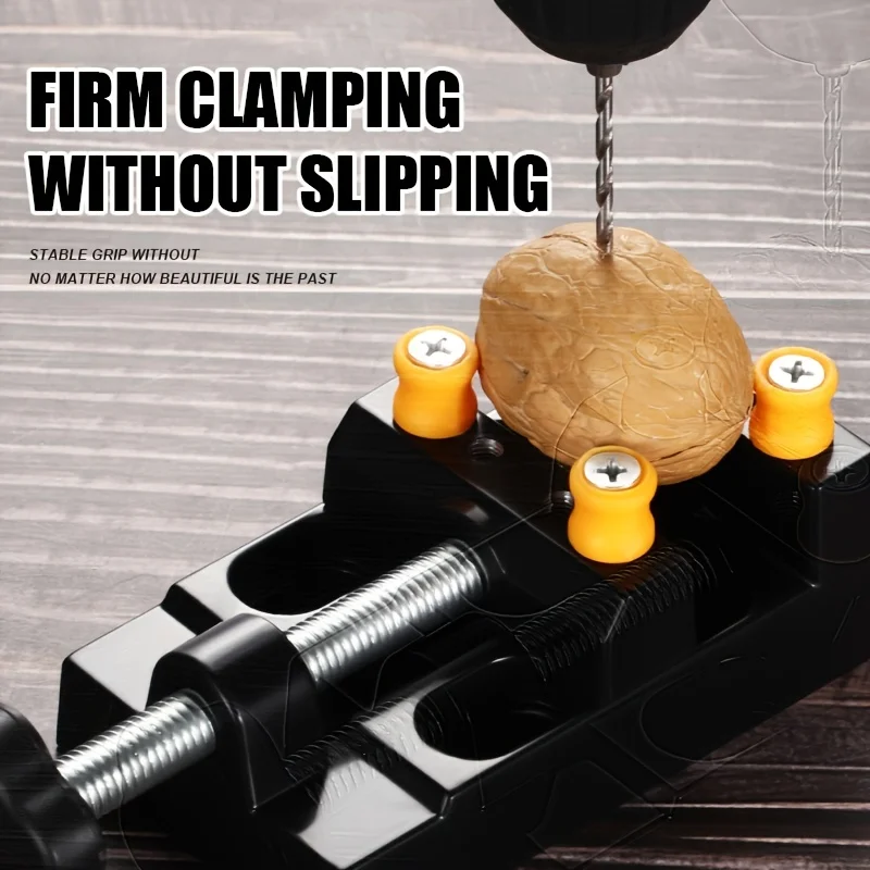 Universal Mini Drill Press Vise Clamp Table Vise for Jewelry Walnut Nuclear Watch Repairing Clip On DIY Sculpture Craft Carving