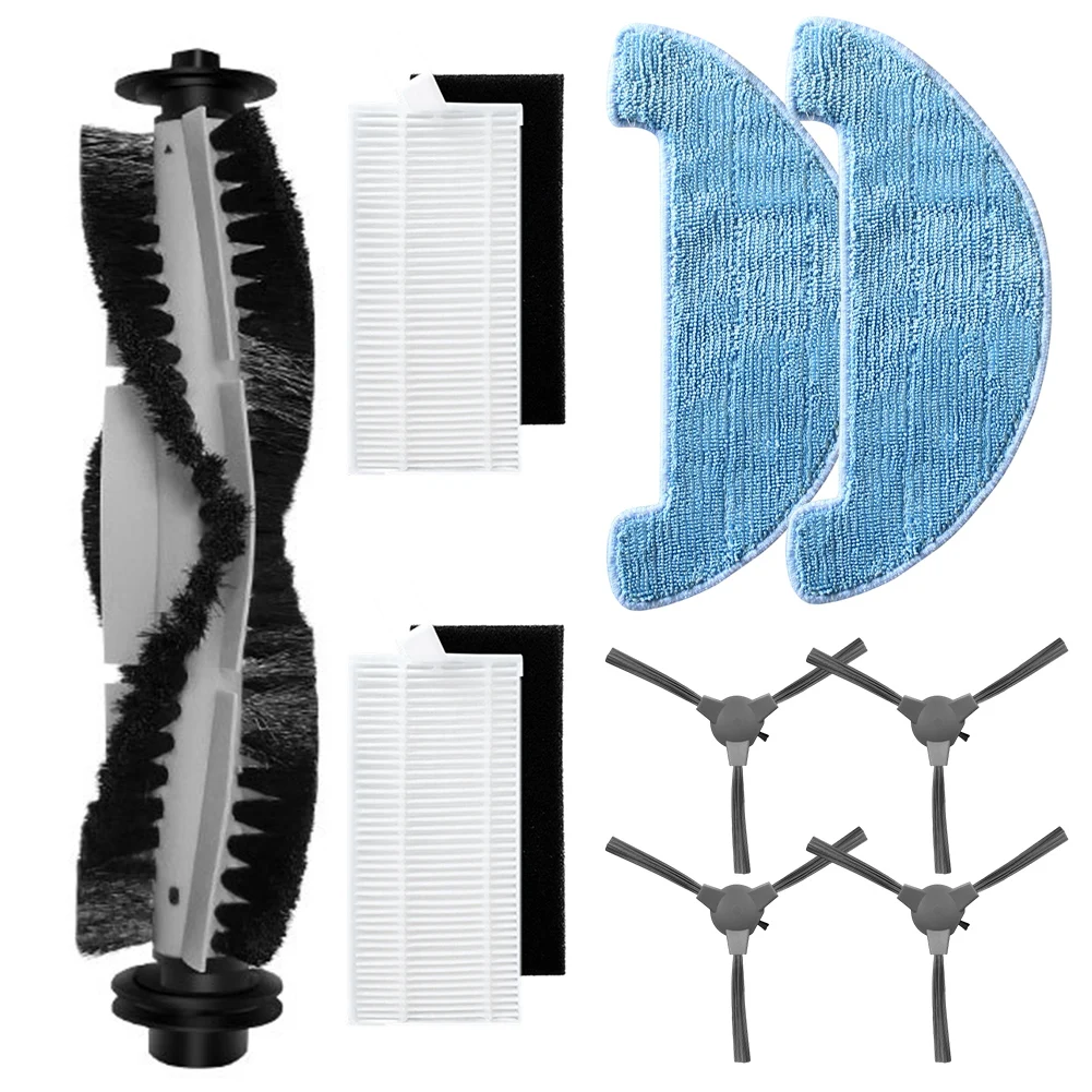 

14 шт. для пылесоса Polaris 1090 3200: основная и боковые щетки, HEPA-фильтр, салфетки для влажной уборки, комплект запасных частей, аксессуары для уборки дома