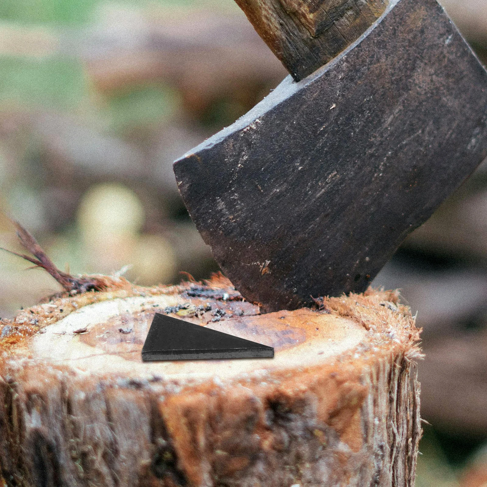 

12Pcs Axe Replacement Parts Carbon Steel Wedge Triangle Wedge for Axe Handle Repair Woodworking Tool Accessory