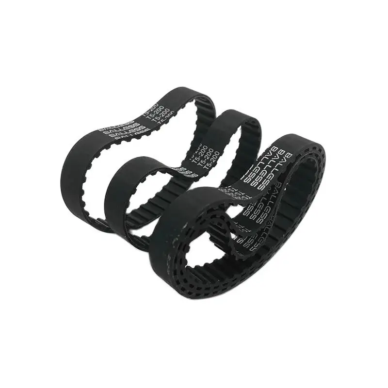 T5 Timing Belt T5 175~T5 510 Rubber Closed-loop Synchronous Belt Ladder Tooth Synchronous Timing Belt Width 10/15/16mm