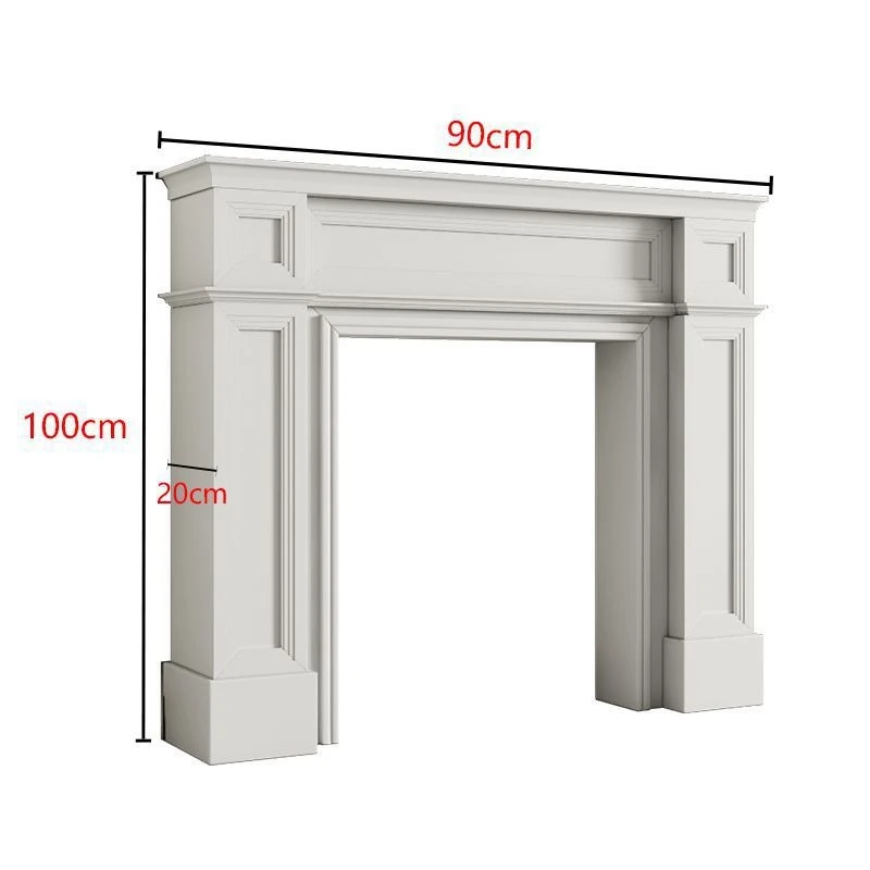 French retro white pendulum display homestay home living room entrance partition