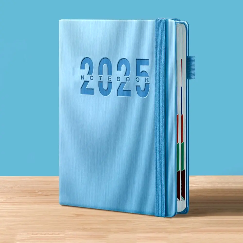 ภาษาอังกฤษ 2025 Schedule Planner Notepad 12 เดือนจดบันทึก 2025 A5 โน้ตบุ๊ค To Do List ไดอารี่ Notepad 365 วัน Notepad