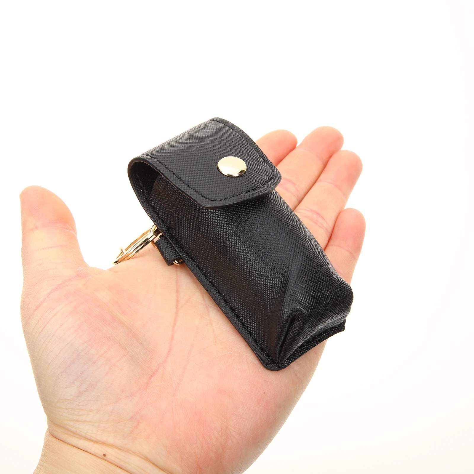 

Portable Lipstick Holder Keychain Compact Lip Balm Case Durable Travel Accessory Small Pouch For Purse Bag Organizer Gift For