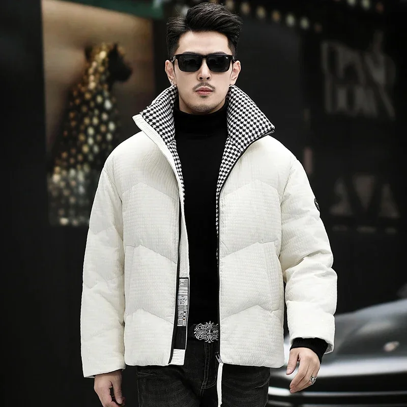 2025 Men's New Down Jacket Designer Clothing Short Winter Thickened Li Ling Duck Filled Luxury