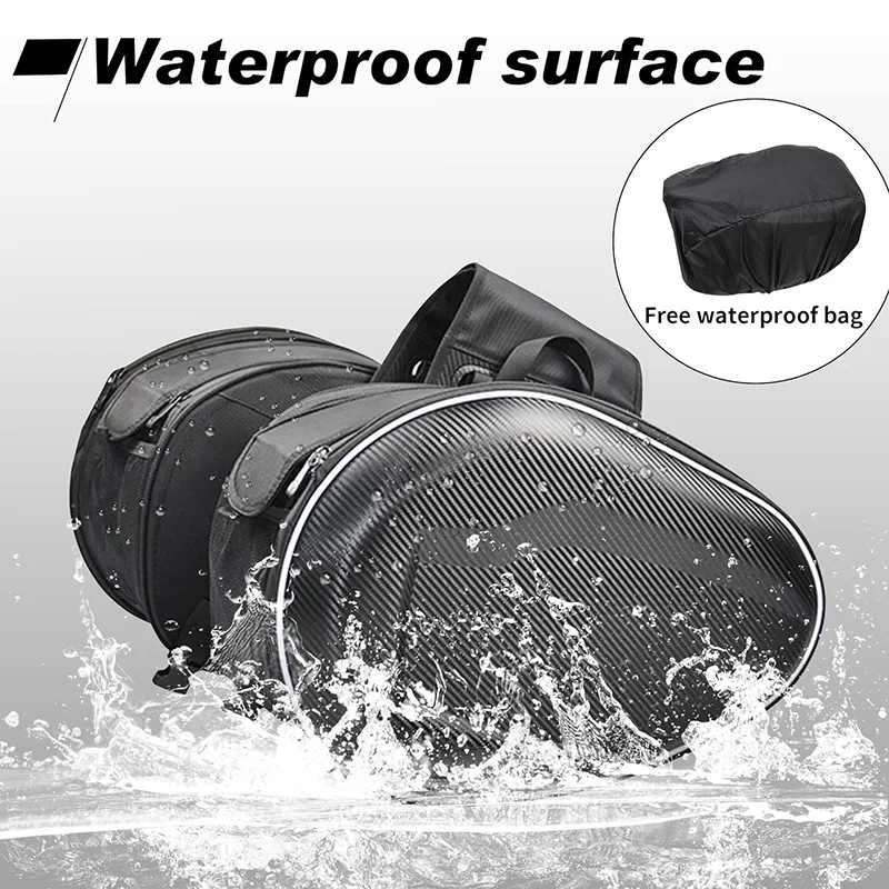 Pair Moto Saddle Bags Side Storage Luggage Helmet Bag Fork Tool Pouch For PIAGGIO Aprilia Motor Universal Motorcycles