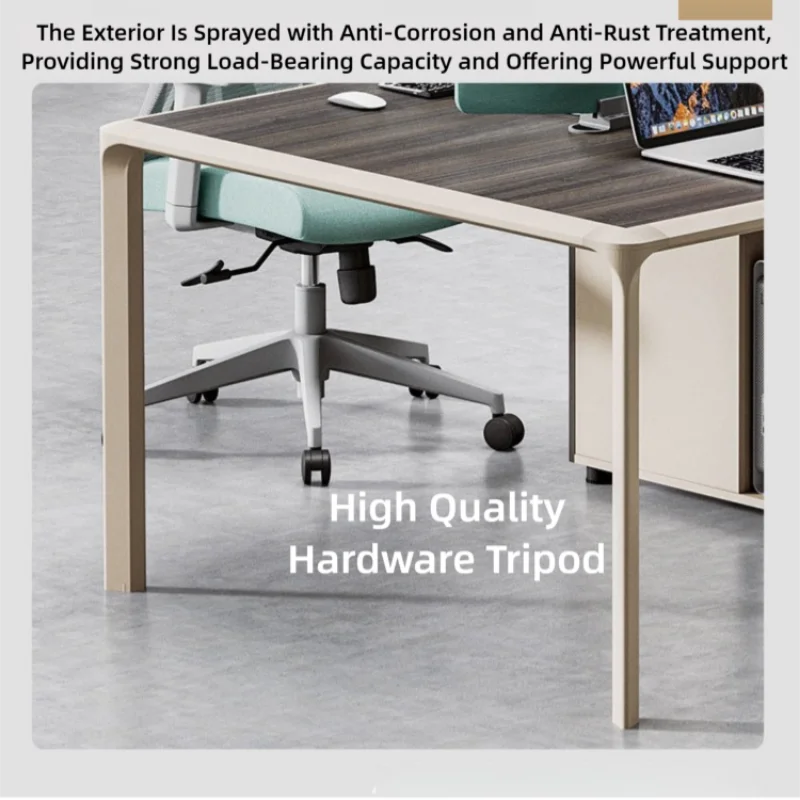 Factory Wholesale MDF Office Furniture Employee Workstation Desk Office Computer Desk 2 Employee Workstation
