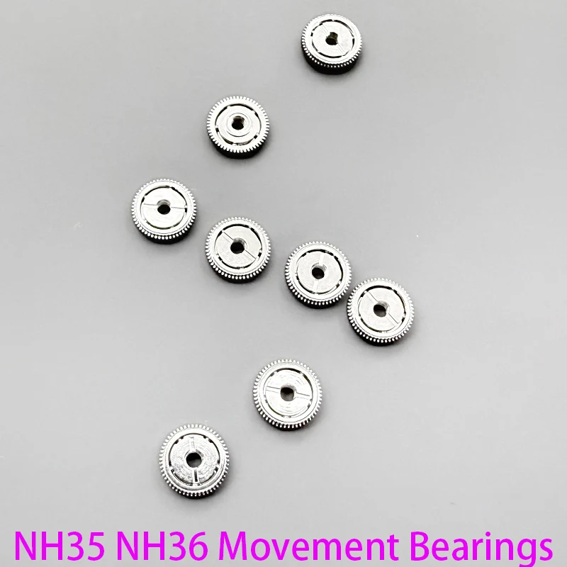 NH35 Movement Automatic Gyro Bearing Automatic Roller Bearing Fit NH35 NH36 7S26 7009 Bearing ﻿Pendulum Bearings Watch Repair Pa