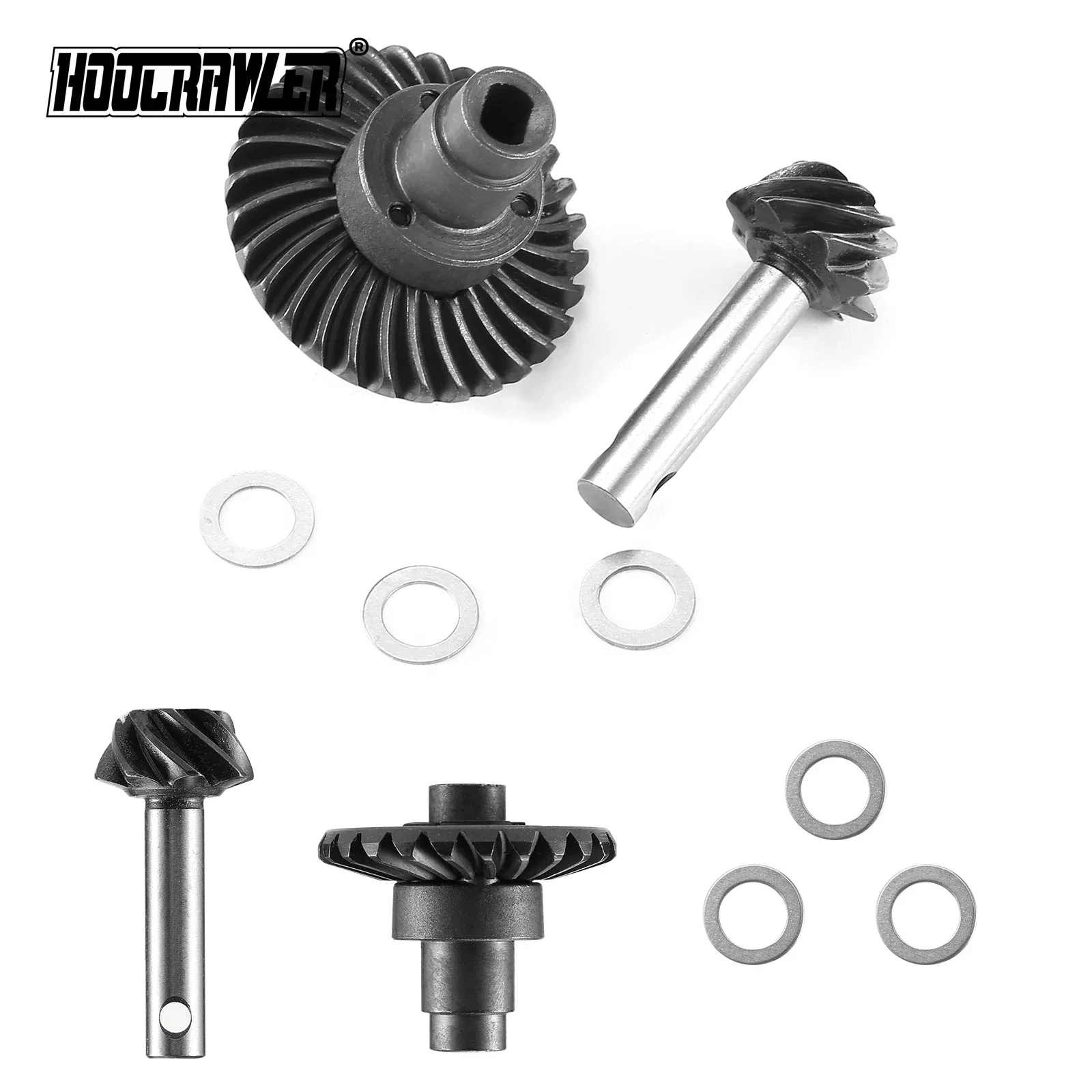 Conjunto de Engrenagens Helicoidais Overdrive Underdrive 24/8T 27/8T 30/8T 33/8T para Eixo Axial SCX10 AR44 AR45 Capra VS4-10 F9 Phoenix F10