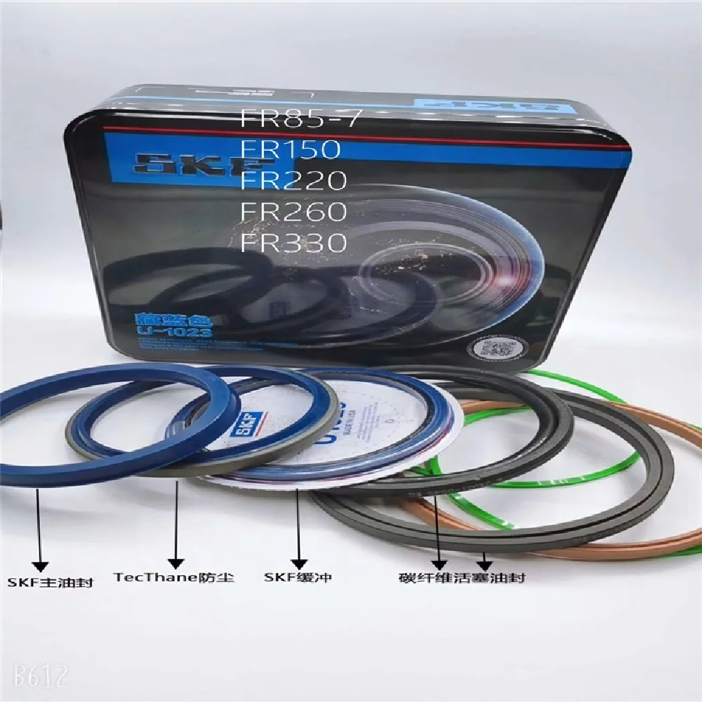 For Hydraulic Cylinder Repair Oil Seal Kit Apply Fr85 - 7 Fr150 Fr220 Fr260 Stamp Kit Excavator