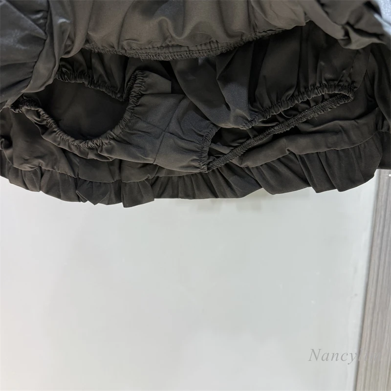 Spice Girl Style Pure Desire Suit Miniskirt Women's Summer 2025 New Pleated Bud Skirt Slimming Y2k Jupe