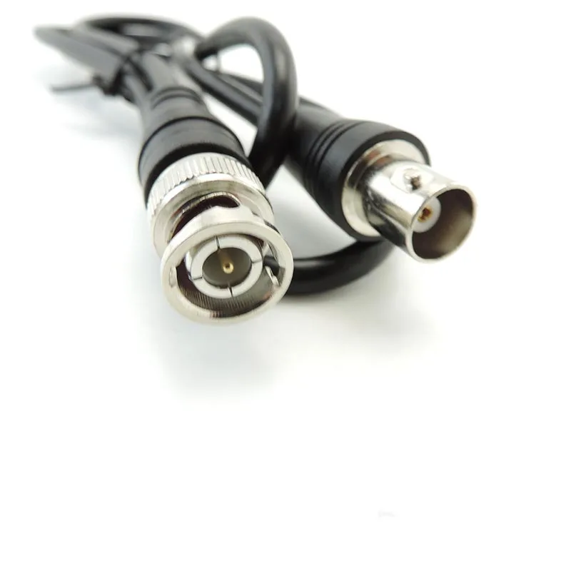 Câble coaxial BNC mâle vers femelle, extension de caméra CCTV, accessoires de surveillance de sécurité, 0.5m, 2m, 3m, 5m