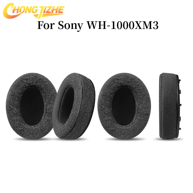 

CHONGJIZHE Replacement Skin friendly cotton fabric Foam Ear Pads For Sony WH-1000XM3 Headphones Earmuff Earphone Sleeve Headset