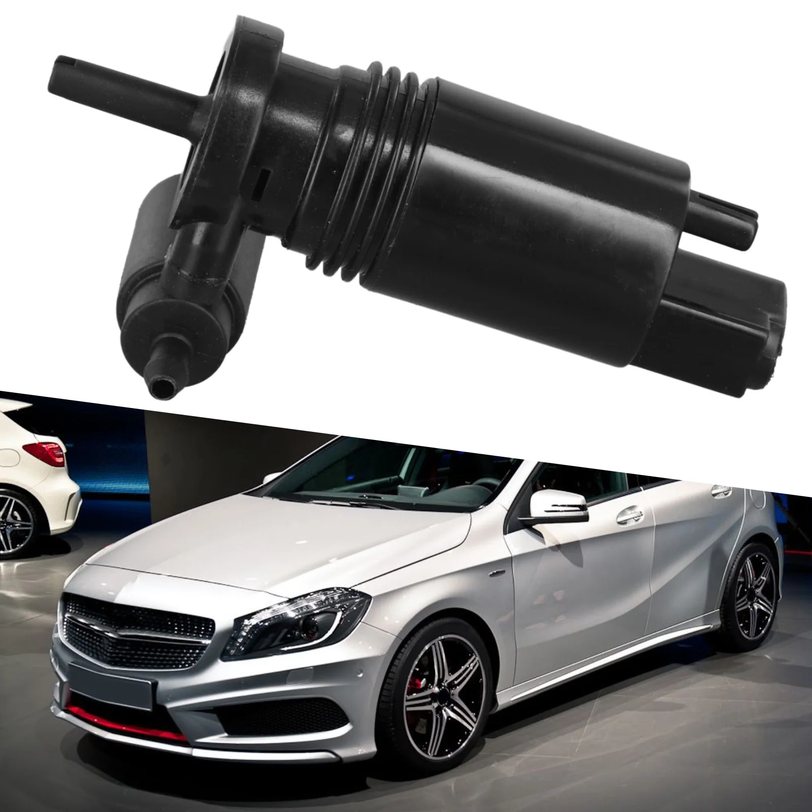 Windshield Washer Pump Washer Bottle Pump Replacement Installation For Mercedes W246 Size As Shown In The Picture
