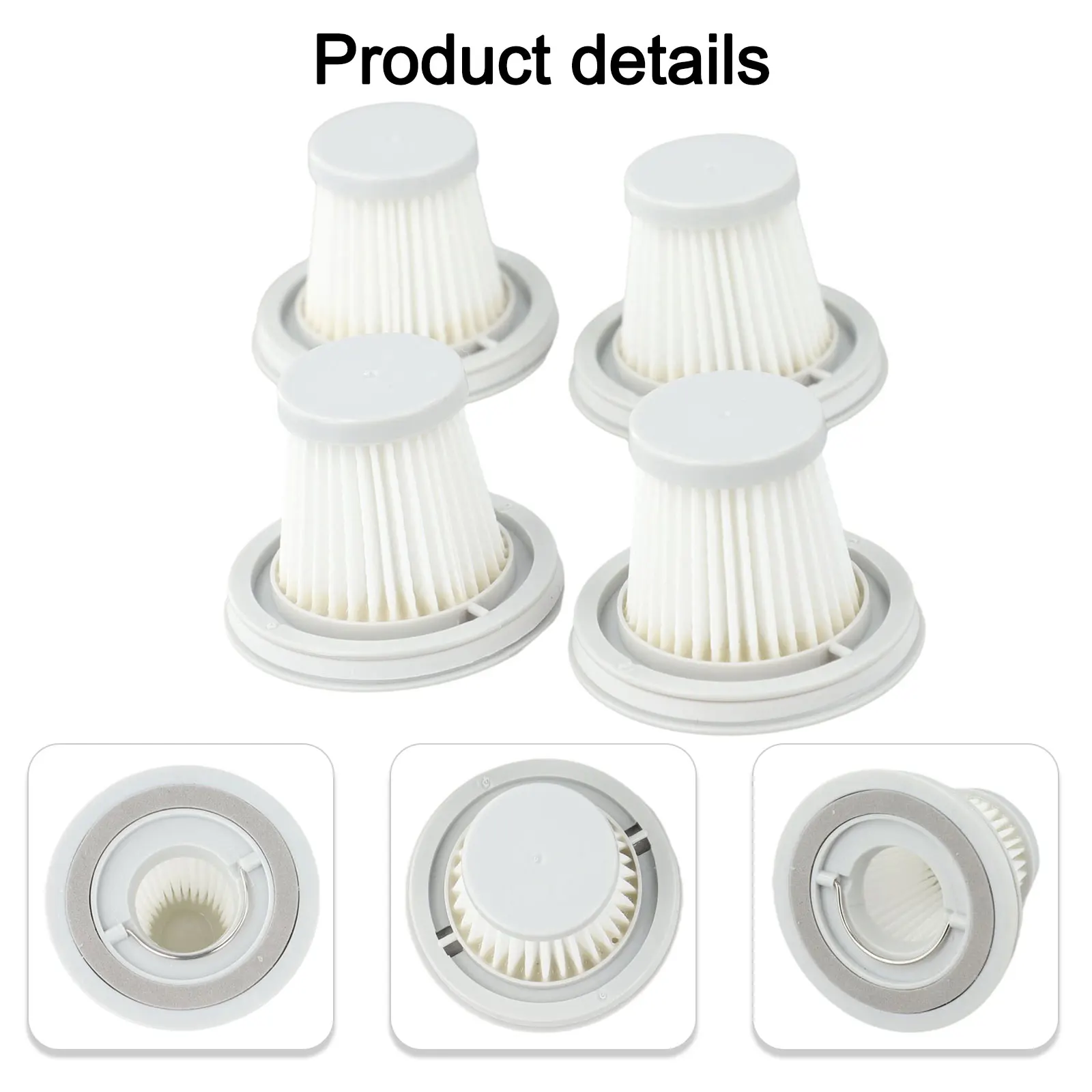 4 Uds. Para Fanttik serie V8 para Fanttik Slim V8 Apex / Slim V8 Mate/ V8 Apex filtros de aspiradora accesorios para electrodomésticos