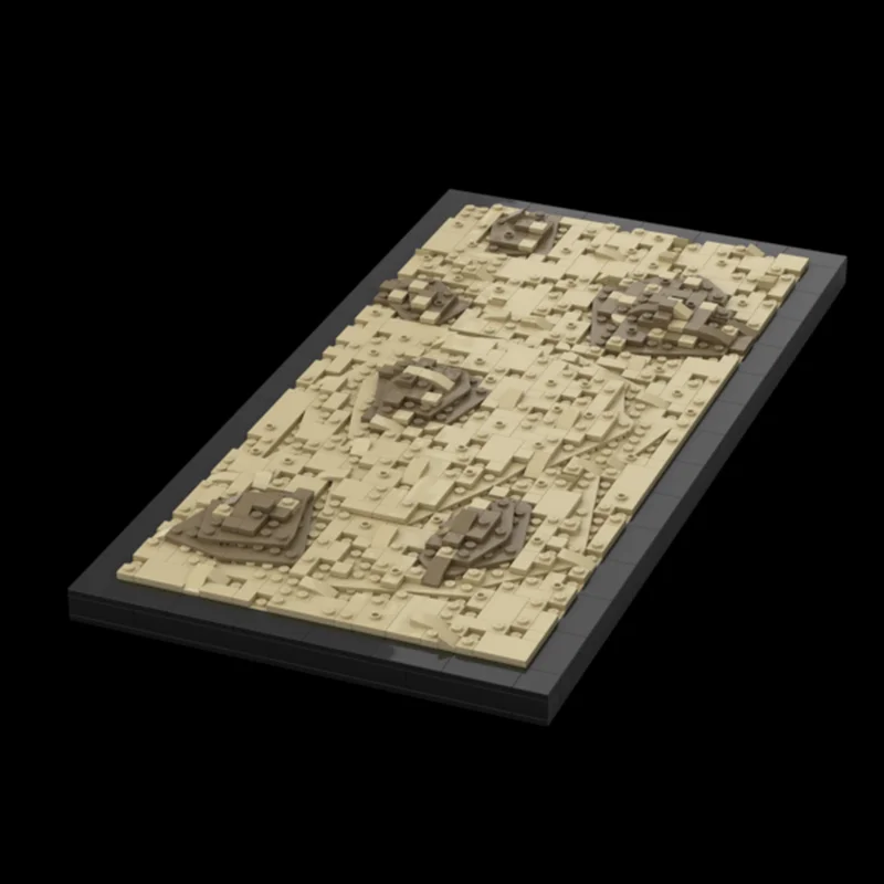 Popular estrela filme moc blocos de construção tatooine paisagem modelo tecnologia famosa cena tijolos diy montagem brinquedos do feriado presentes