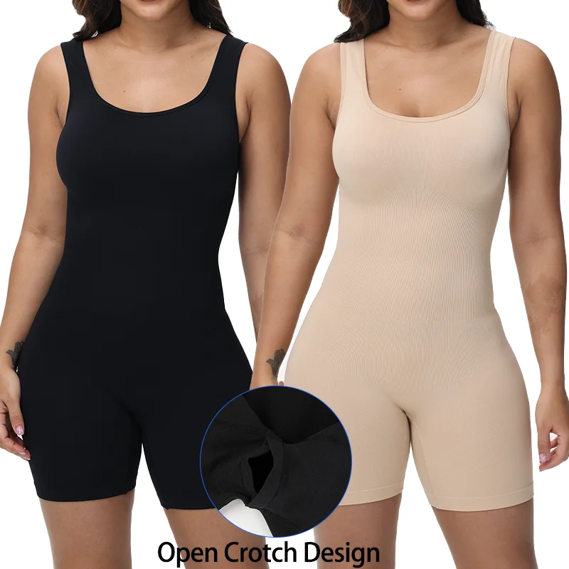 Kompressions-Shapewear für Damen, breite Schulter, Ganzkörperformer, Taillentrainer, Bauchkontrolle, Unterwäsche, Hüftverstärker, sexy Body