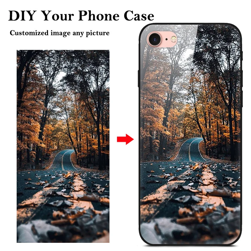 Customized Glass Phone Case For Xiaomi mi 11T 10T 12T Redmi Note 12 Pro 4G 5G Note12 13 Pro Plus 10 10s 11 11S 9 8 9S 8T 7 Bags