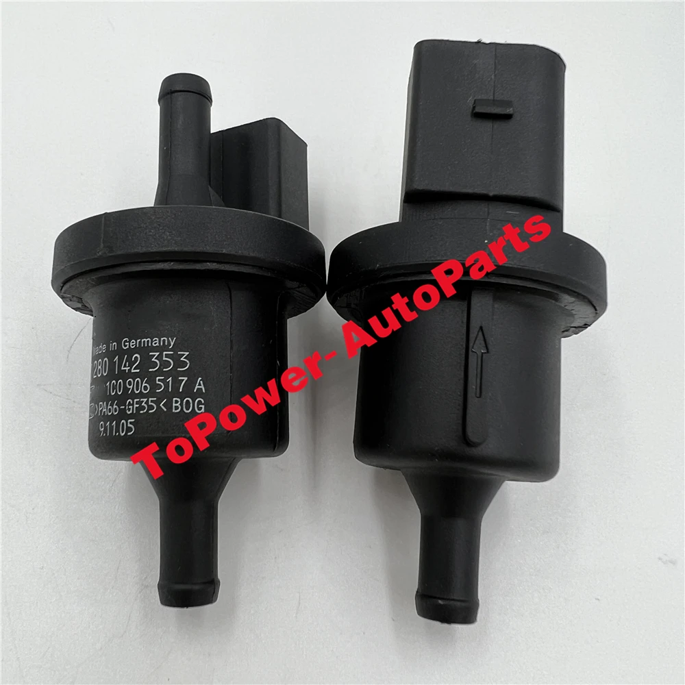 OEM 1C0906517A 6QE906517A 0280142353 Canister Valve Vapor Solenoid For Audii A3 A4 A6 A8 VWW Beetle Jetta Golf Passat