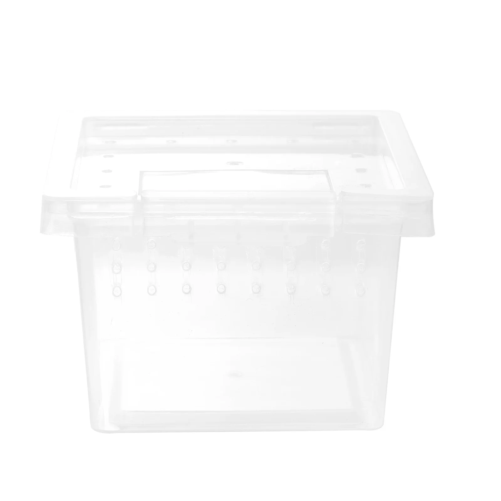 

Insect Feeding Box Medium Transparent Plastic Reptile Breeding Container For Turtle Spider Snake Scorpion Hermit Crab Pet