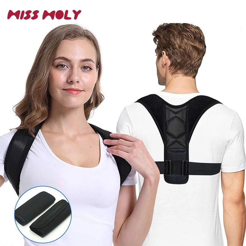 

Back Posture Corrector Belt Adjustable Clavicle Spine Back Shoulder Lumbar Posture Correction Criss Cross Band