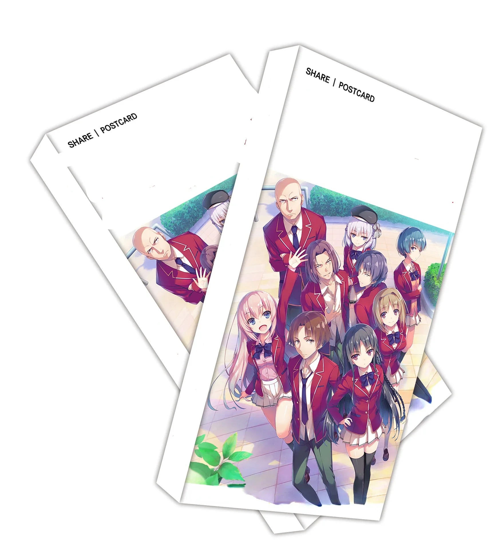 

30PCS Card 30PCS Postcard 280PCS Anime Stickers Horikita Suzune Ayanokouji Kiyotaka Novelty Stationery Set Art School Supplies