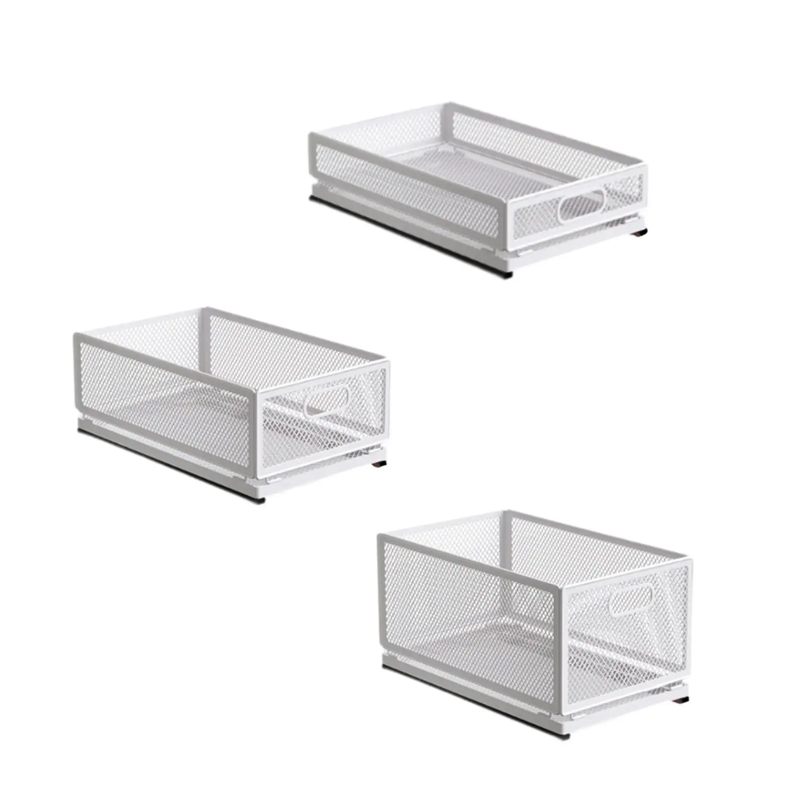 Pull Out Cabinet Organizer Easily Installed Sturdy Sliding Drawer for Bathrooms