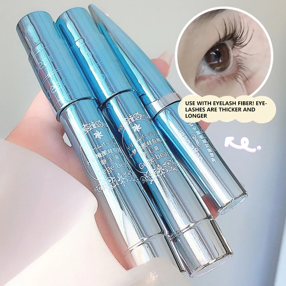 Zijden Vezel Zwarte Mascara Waterdichte Langdurige Verlenging Wimpers Verlenging Curling Mascara Zwarte Wimper Make-Up Cosmetisch