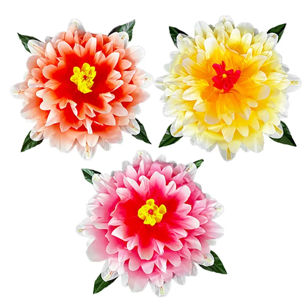 

Peony Production Gradient (30cm Yellow/Red/Pink Color) Magia Tricks Stage Gimmick Comedy Empty Hand Appearing Peony Flower Magia