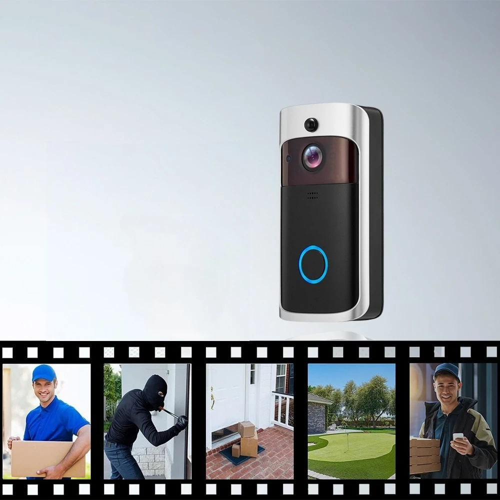 2026 NEW V5 Video Door Bell Wifi Wireless Doorbell 1080P Voice Intercom Smart Camera Waterproof Home Security Door Phone.