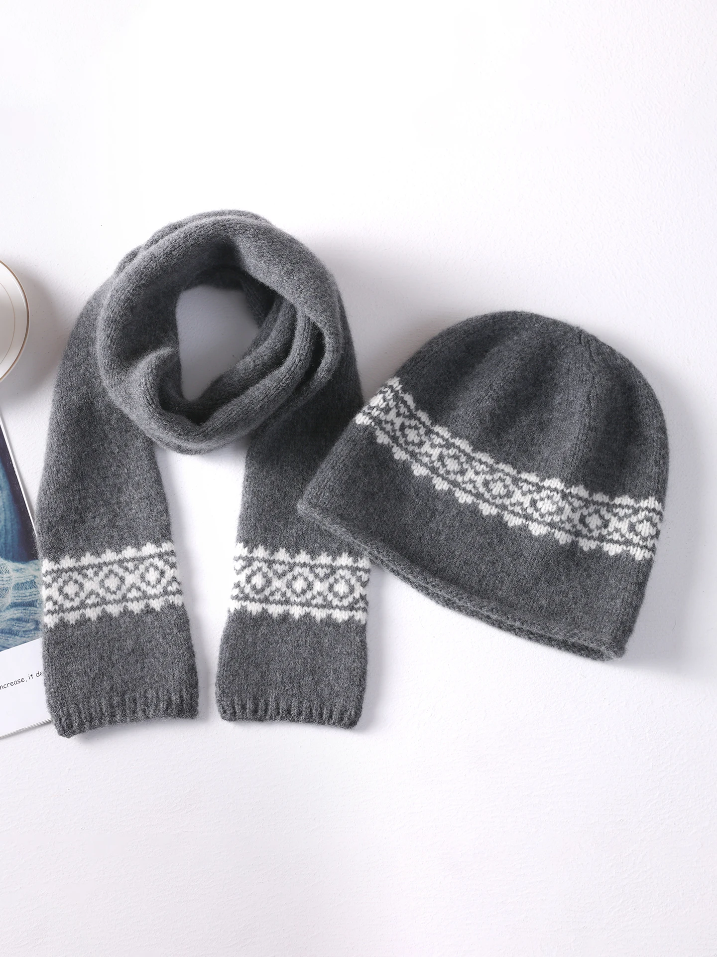ensemble-bonnet-et-echarpe-en-laine-100-pour-femmes-bonnet-jacquard-inspire-du-motif-fair-isle-avec-echarpe-d'hiver-fine-bonnet-et-echarpe-tricotes-ensemble-de-2-pieces-epais-unisexe