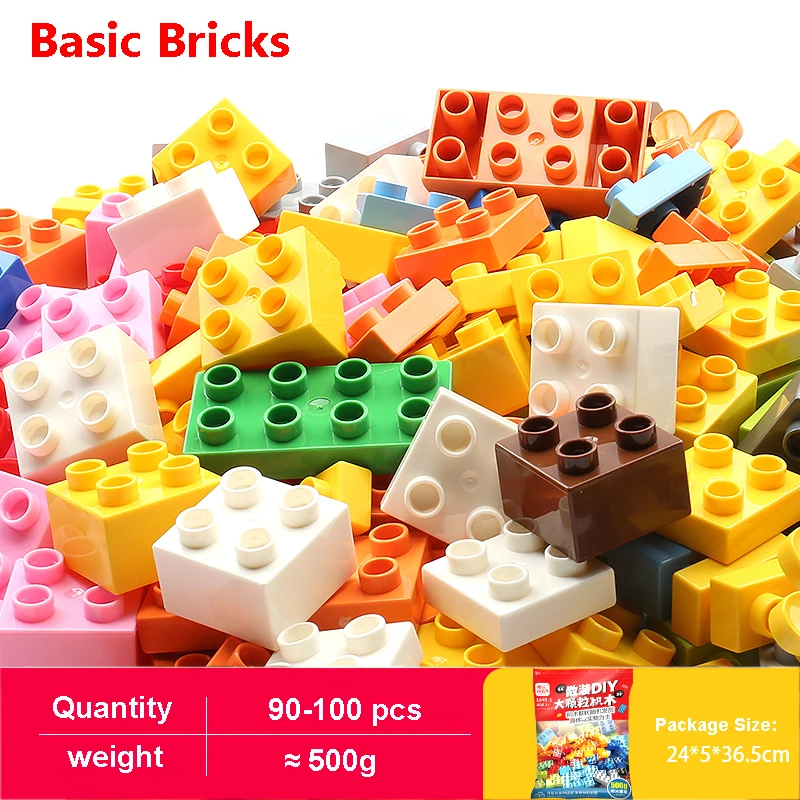 Bulk Big Particle Building Block Accessories Animal House DIY Assembled Bricks Children 3-6 Years Old Educational Toys And Gifts