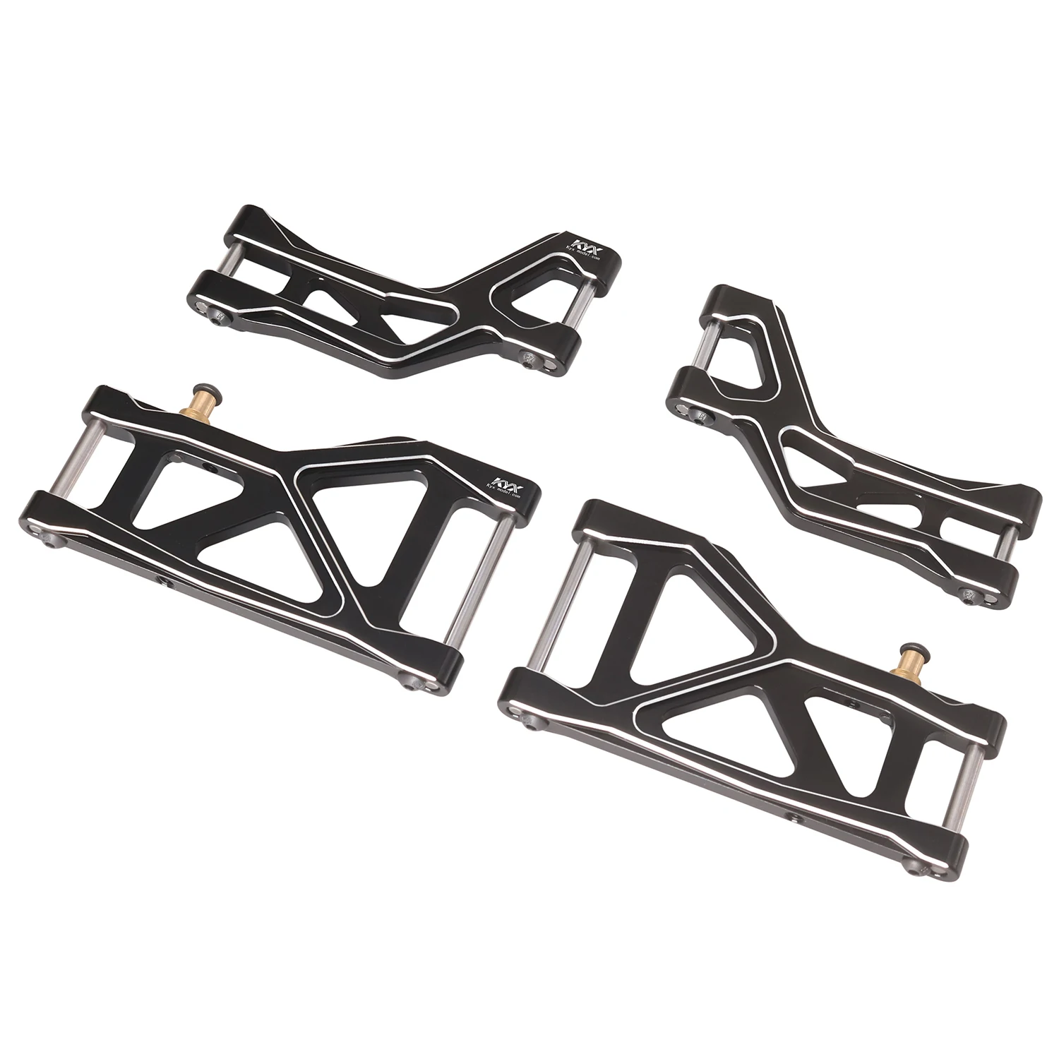 

KYX Racing Aluminum Rear Suspension Arm Set Upgrades Parts Accessories for 1/10 RC Car Tamiya Fighter Nxgen DT04 58741