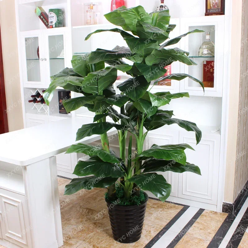 

Simulation Plants Green Plants Potted Fake Flower Indoor Tree Large Artificial Flower Floor-Standing Decorations Bonsai