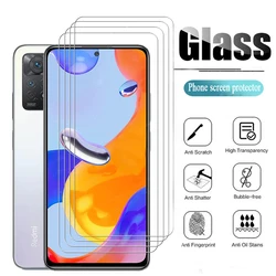 5-1Pcs Tempered Glass Phone Screen Protector for Redmi Note 10 Pro Max 10S 11 11T SE Pro Plus 11S 11E Protective Film Smartphone