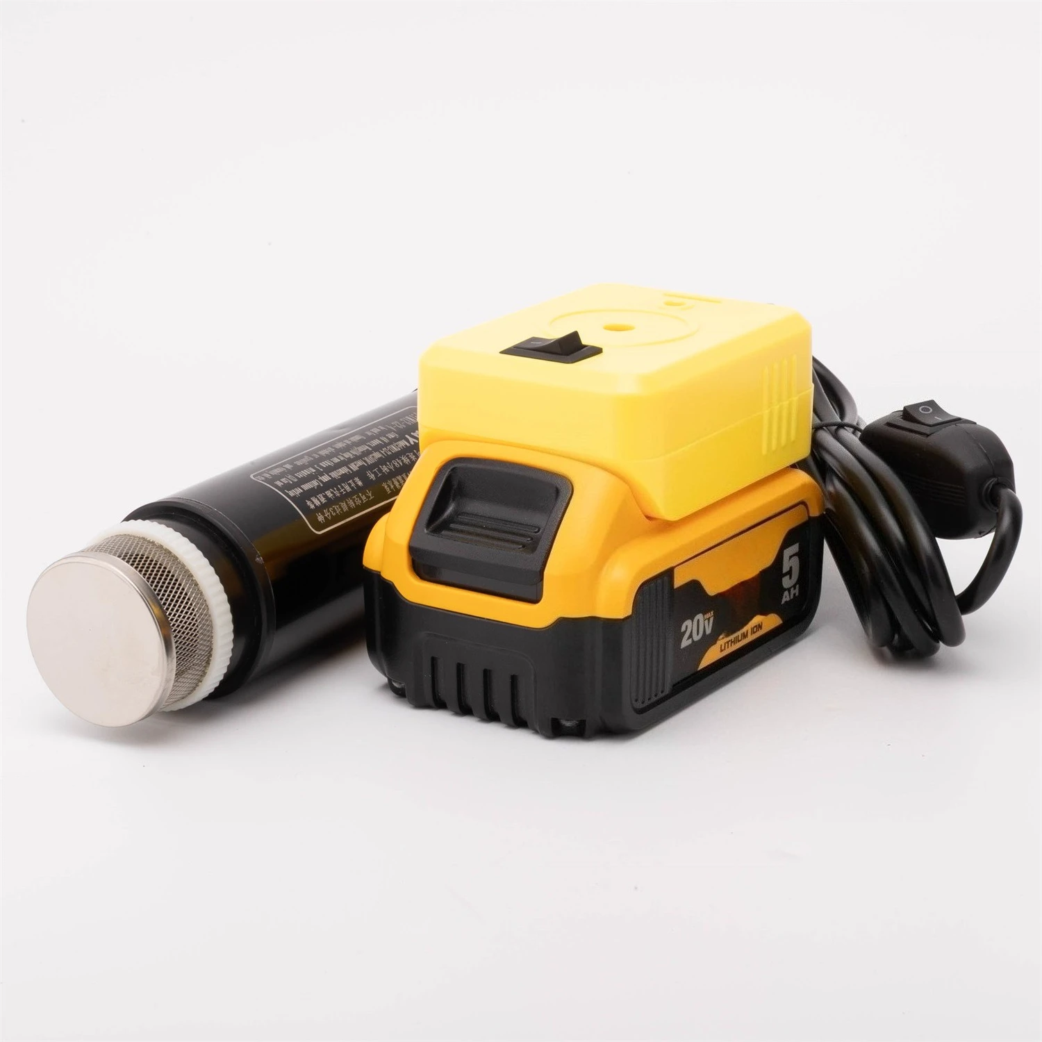 For Dewalt 20/60V Li-ion Battery For Irrigation Swimming Pool Pond Pumping Multi-purpose Portable Submersible Water Pump