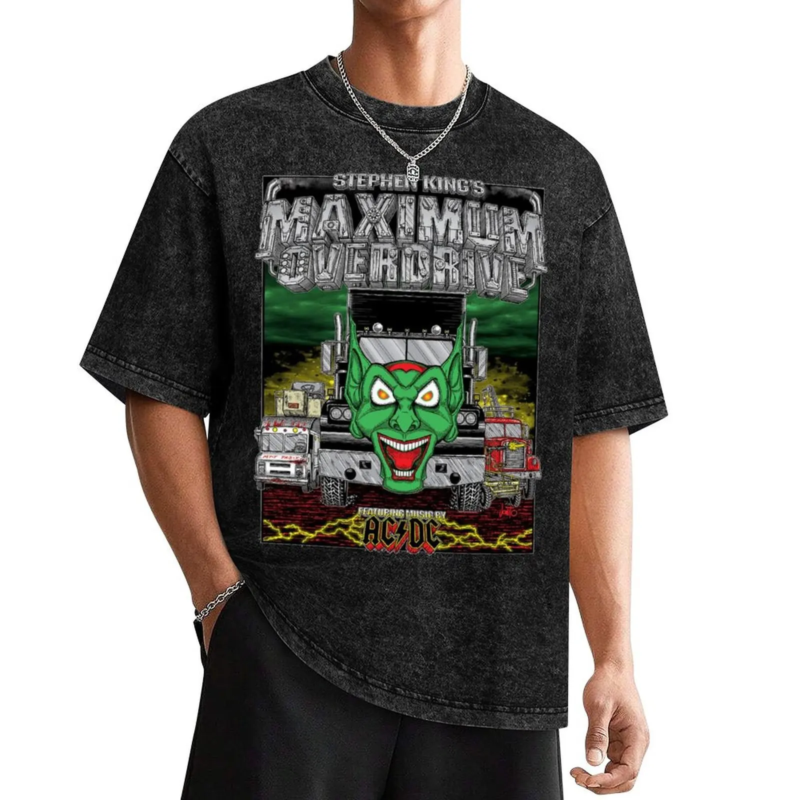 Maximum Overdrive T-Shirt new edition basketball graphic tees blanks Short sleeve tee mens graphic t-shirts big and tall