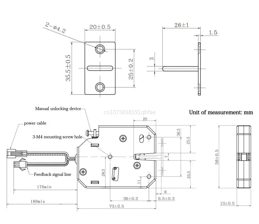 Imagem -06 - Fechamento Eletromagnético Pequeno para a Máquina de Venda Automática Mini Porta de Armário Gaveta Controle Elétrico Peças 12v