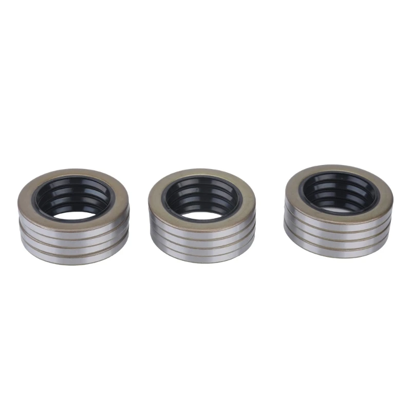 12-Pack Grease Oil Seal Replacements with Double-Lip Structure for Matching Rotating Locations in Vehicles, Trailers, and