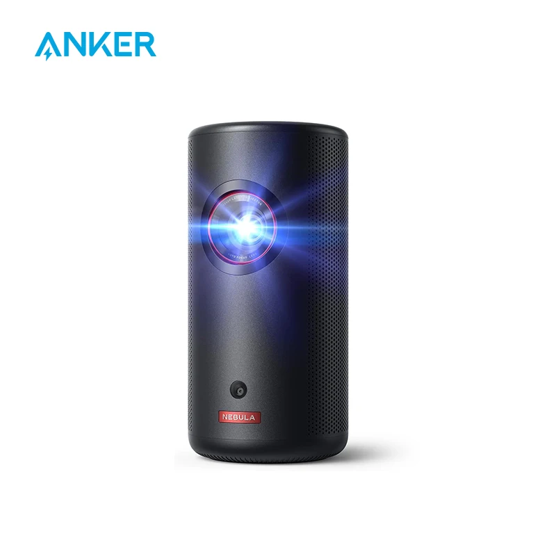 NEBULA by Anker Cápsula 3 Projetor Laser, 1080p, Mini Smart TV, Wi-Fi, Bluetooth, portátil, ao ar livre