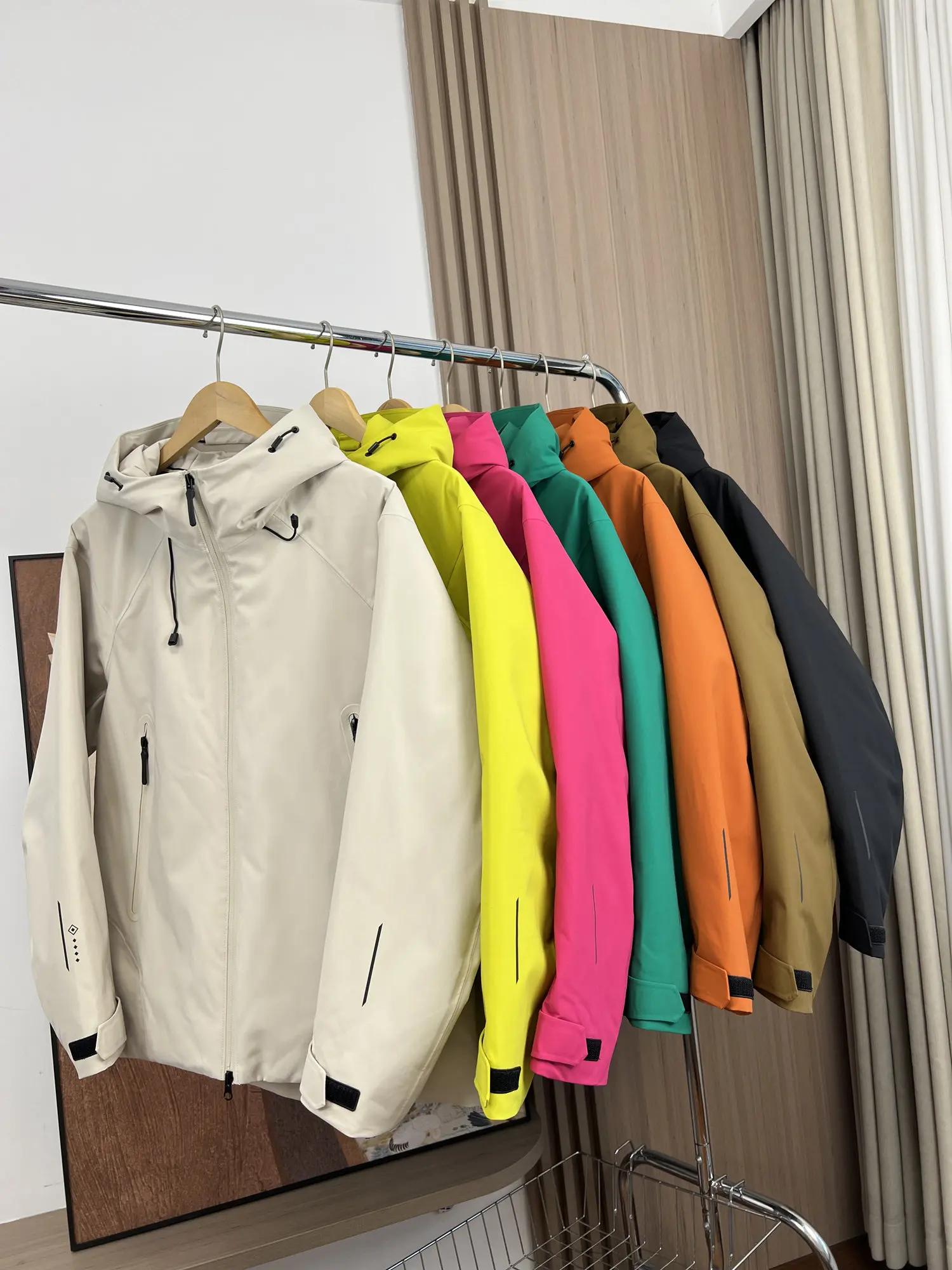 Outdoor Functional style! Full body seamless glued! high quality padding Winter Unisex down jackets Lightweight puffer men