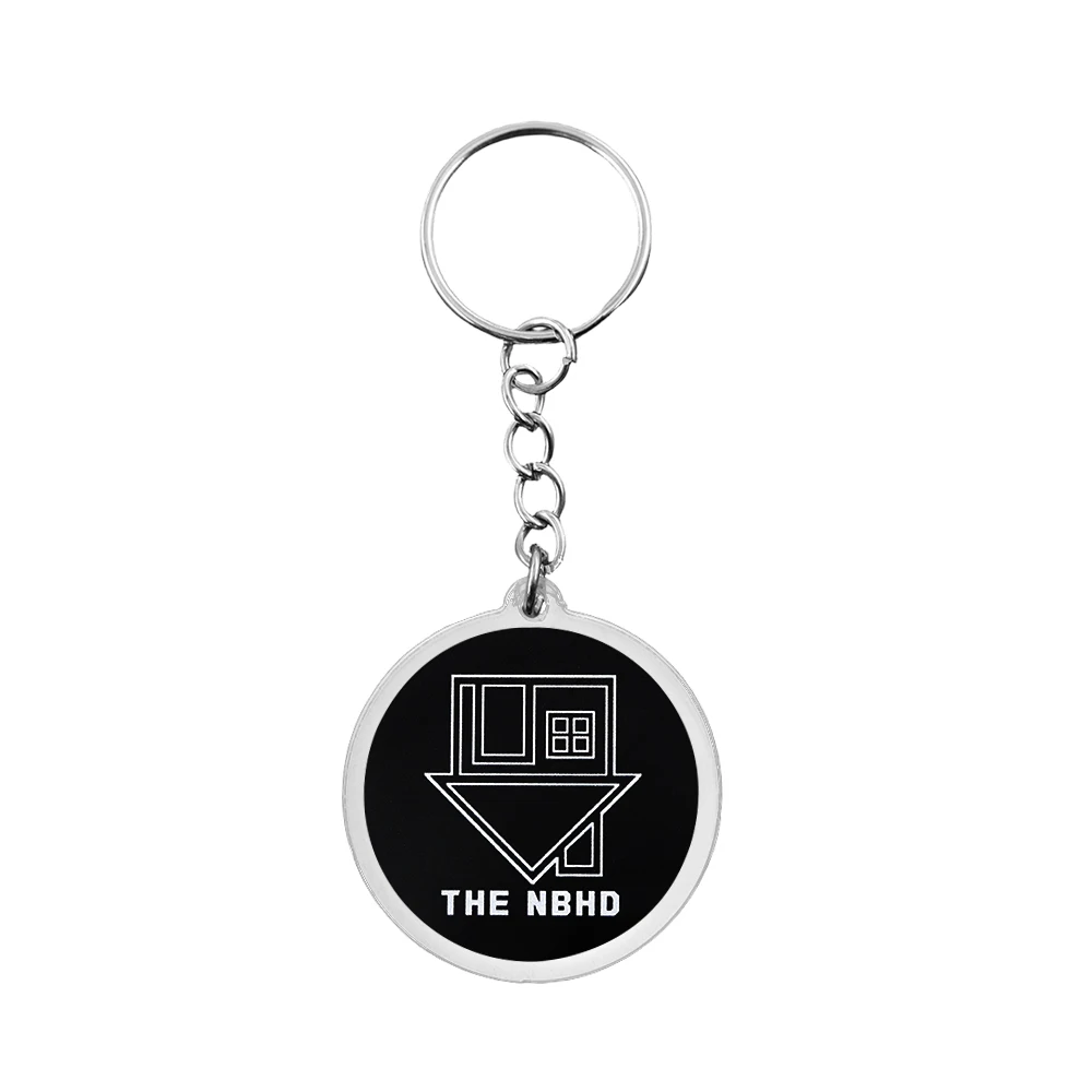 

American Rock Band Logo Wiped Out-Album Cover Inspired Acrylic Double Sided Keychain Rock Alternative Music Jewelry Pendant