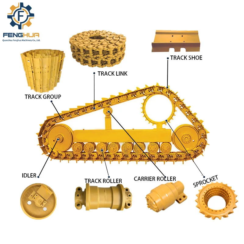 Mini Excavator Front Idler PC20-7 PC30 PC30-3 PC30-5 PC30-6 PC40-7 PC45 PC45-2 PC55 PC60 Undercarriage Parts Track Idler