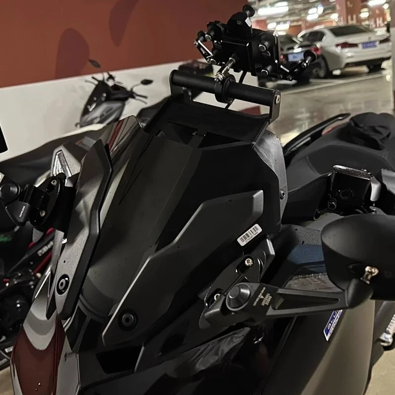 Forward Offset Navigation Bracket Phone Camera Recorder Mount Mod Accessories Fit For Yamaha XMAX300 2023 Scooter