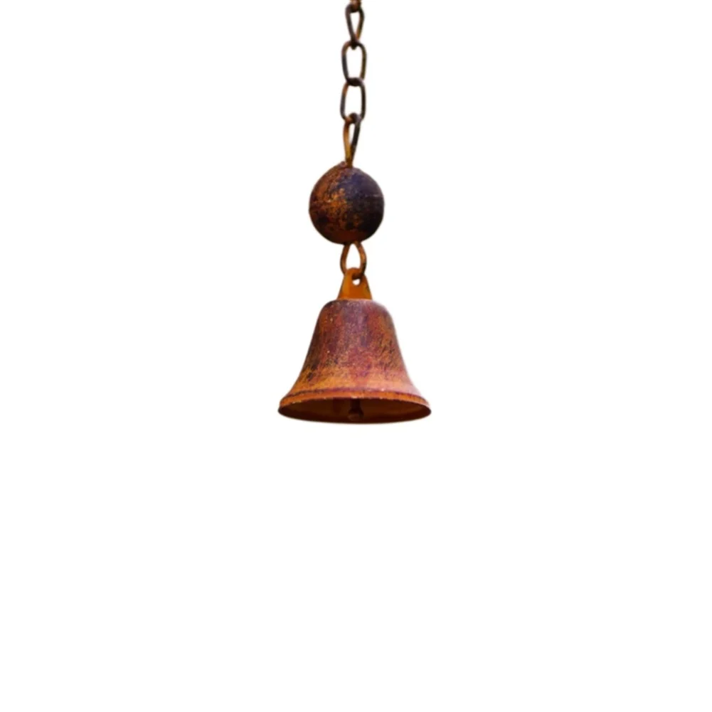 Owl Theme Iron Rain Chain 90.5 Inches for Garden Patio Rainwater Drainage Chain with Light Luxury Classical Design