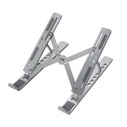 Metal Portable Foldable Laptop Stand Adjustable Notebook Holder Aluminum AD028