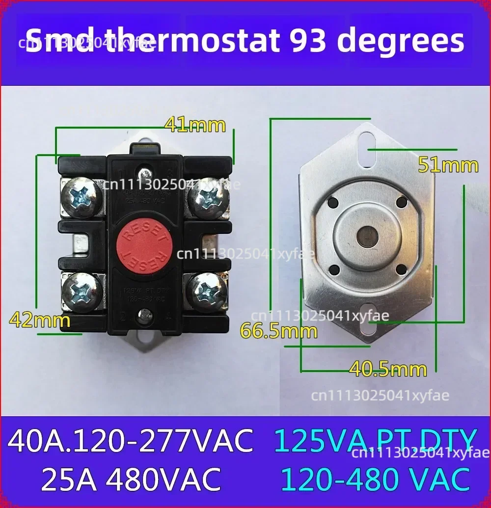 Manual reset over-temperature protection thermostat / for A.O.Smith / water heater accessories